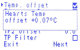 Temp. offset